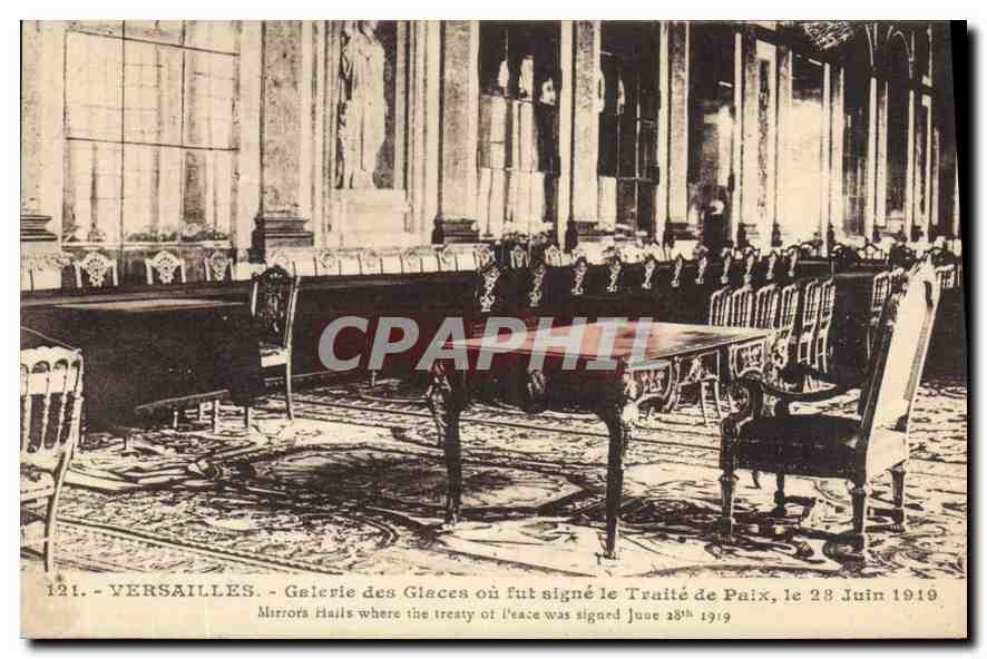CPA Versailles Galerie des Glaces 