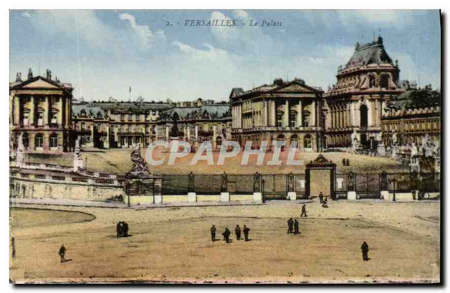 CPA Versailles Le Palais 