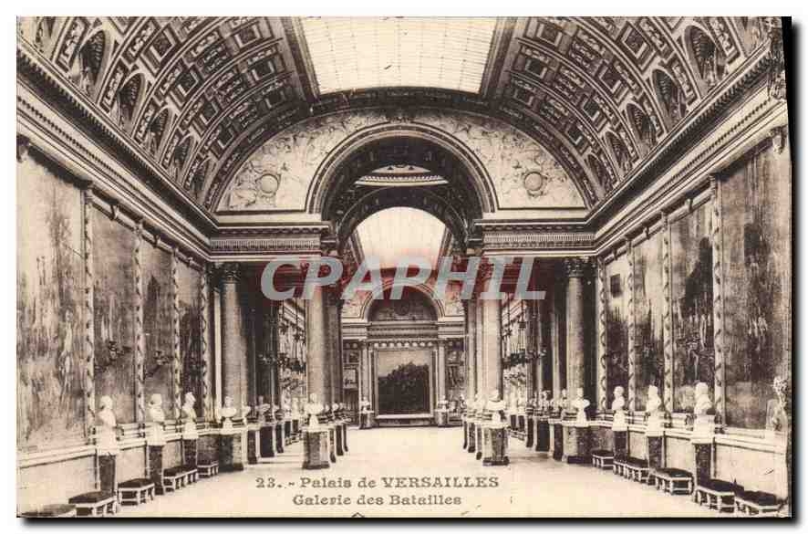 CPA Palais de Versailles Galerie des Batailles