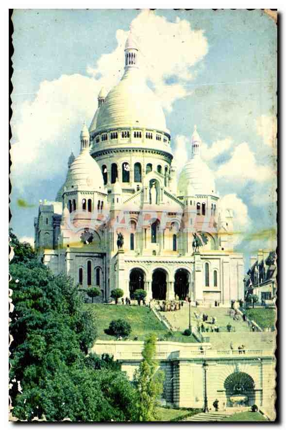 CPA Paris La Basilique du Sacre Coeur