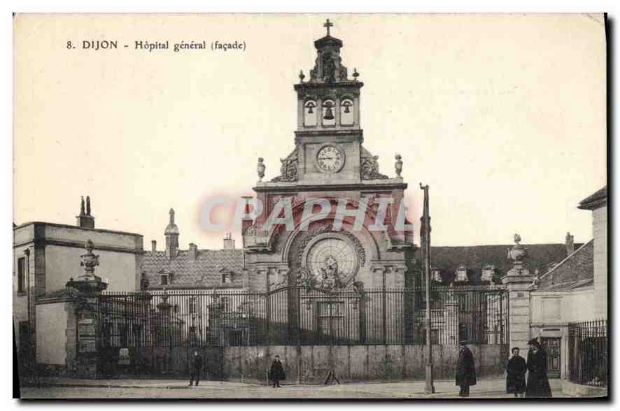 CPA Dijon Hopital general facade 