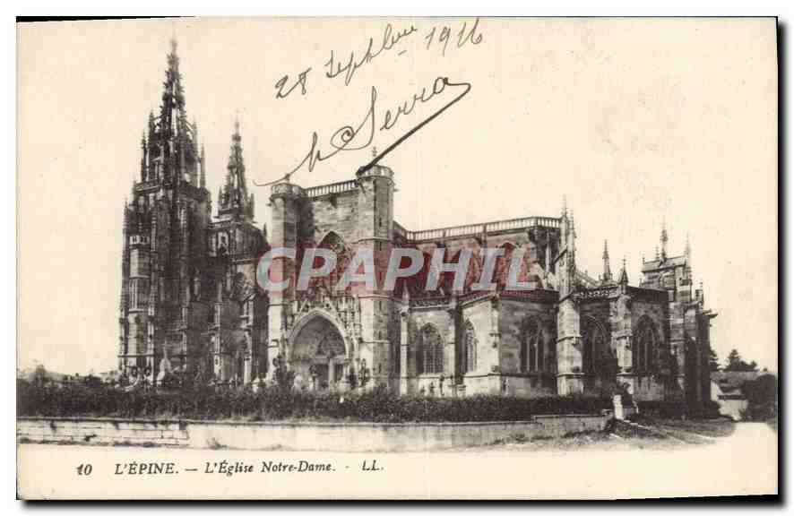CPA l'Epine l'Eglise Notre Dame 
