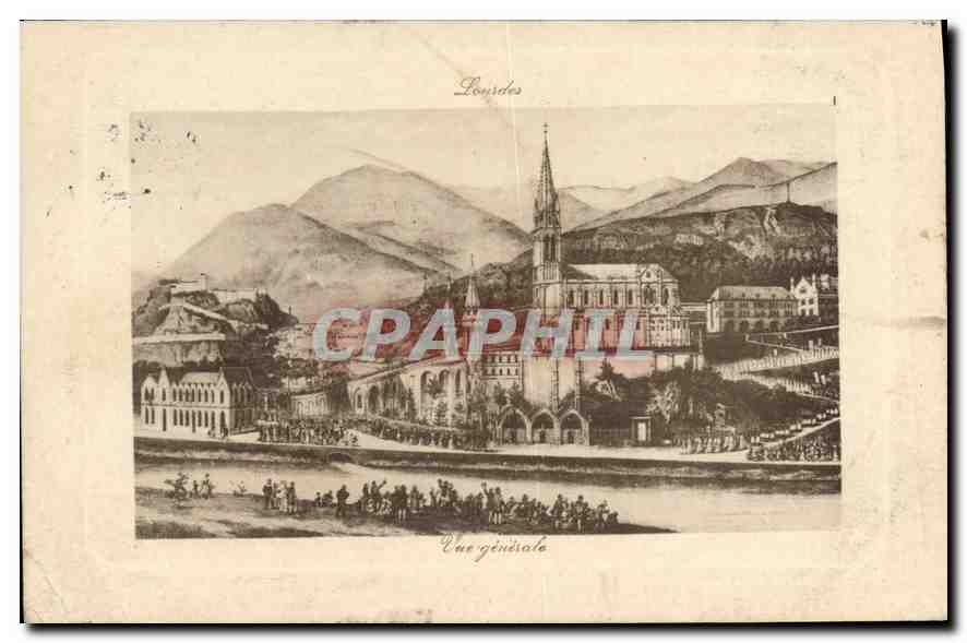 CPA Lourdes Vue generale 