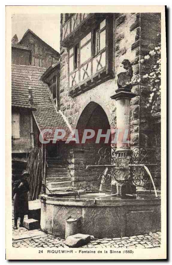 CPA Riquewihr Fontaine de la Sinne 