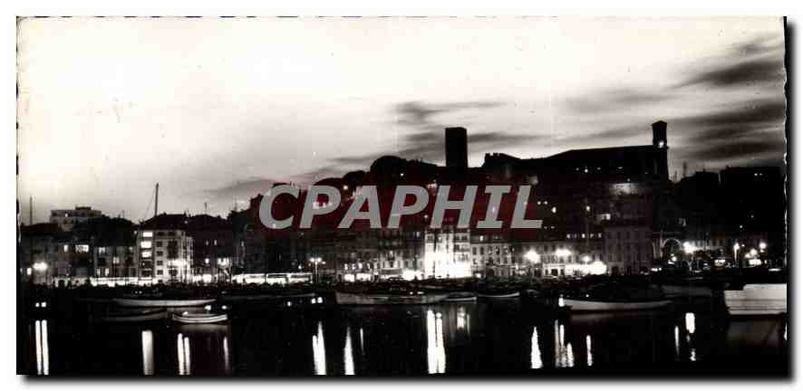 CPA La Cote d'Azur Cannes Crepuscule 