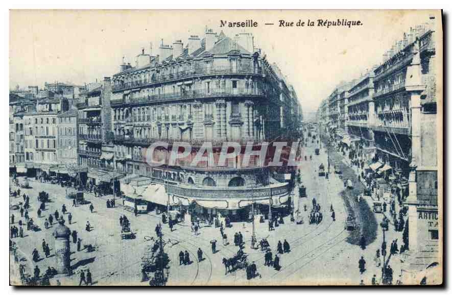 CPA Marseille Rue de la Republique 