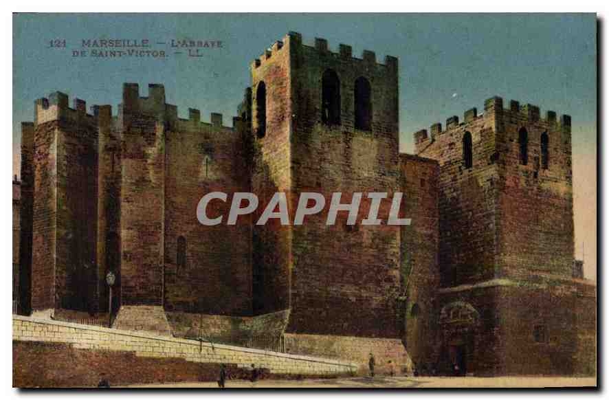 CPA Marseille l'Abbaye de Saint Victor 