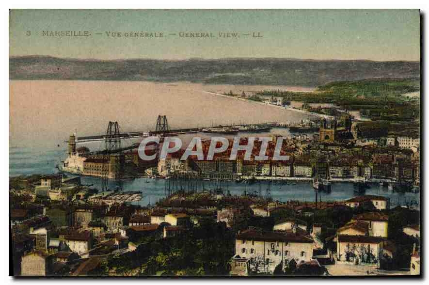 CPA Marseille Vue Generale 