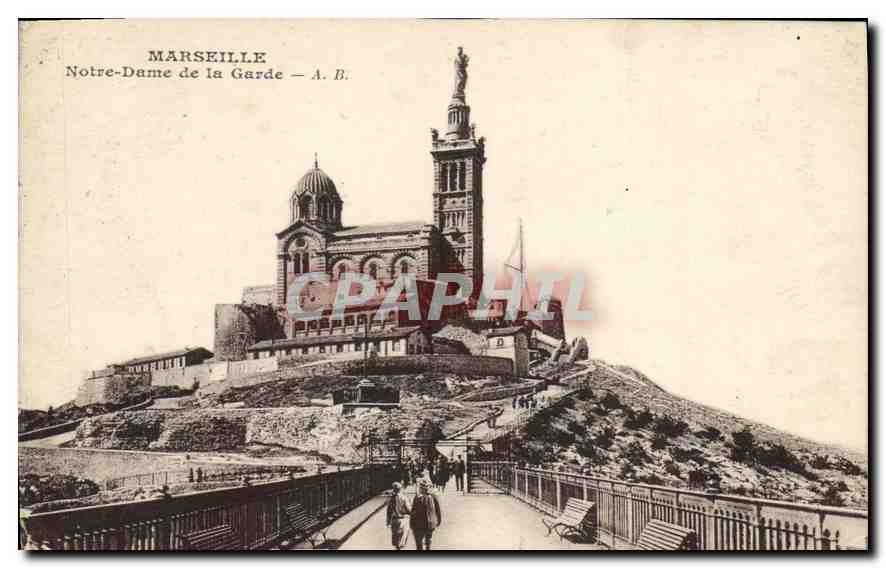 CPA Marseille Notre Dame de la Garde 