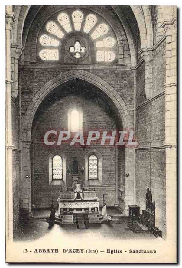 CPA Abbaye d'Acey Jura Eglise Sanctuaire 