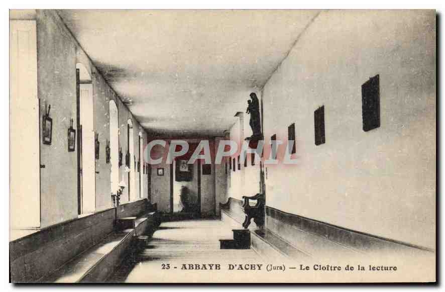 CPA Abbaye d'Acey Jura Le Cloitre de la lecture 