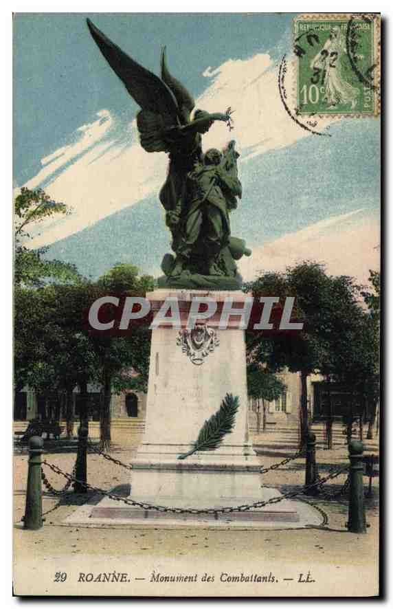 CPA Roanne Monument des Combaitants 