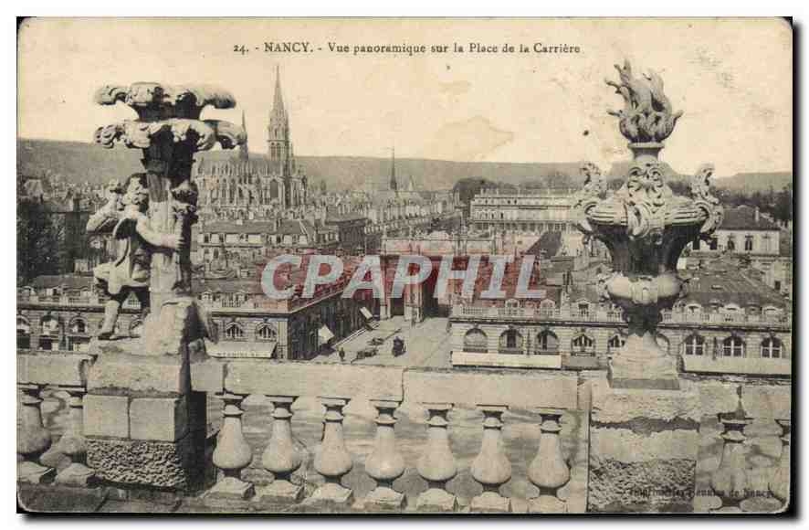 CPA Nancy Vue panoramique sur la Place de la Carriere