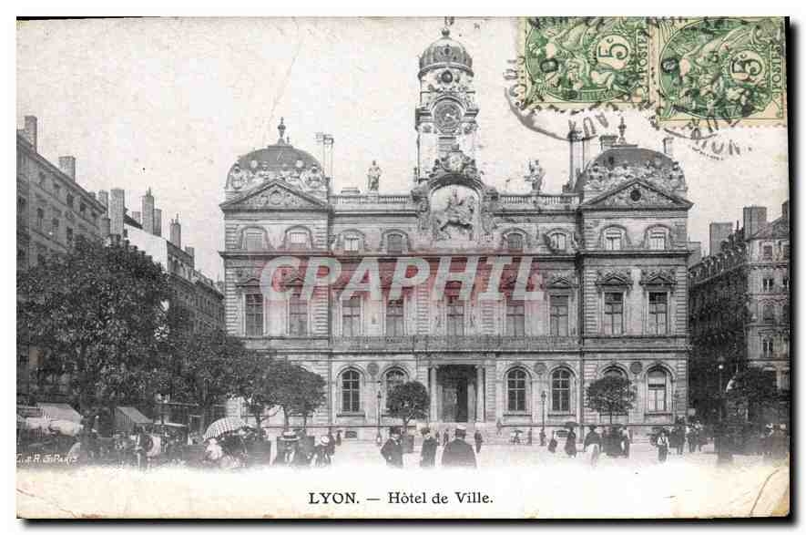CPA Lyon Hotel de Ville 