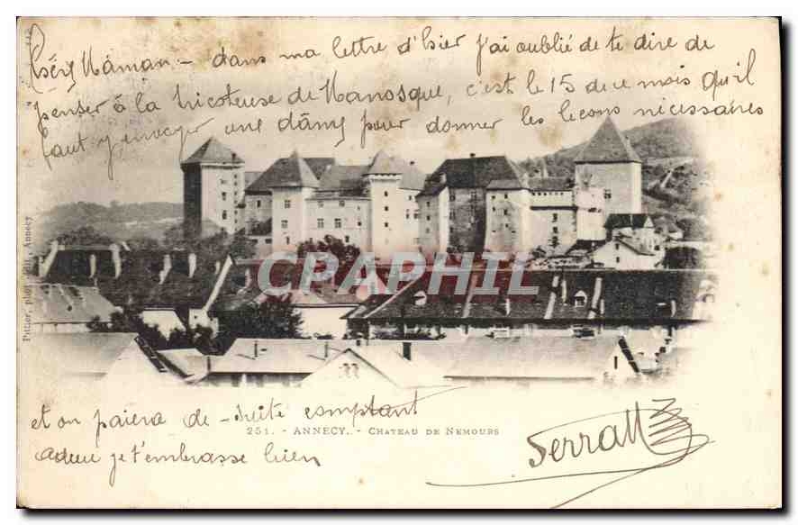 CPA Annecy Chateau de Nemours 
