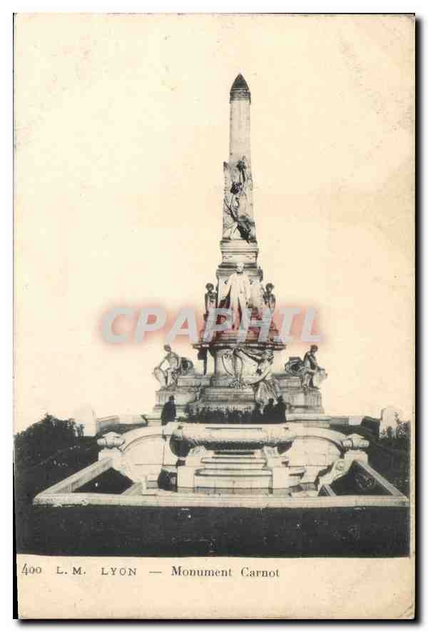 CPA Lyon Monument Carnot 
