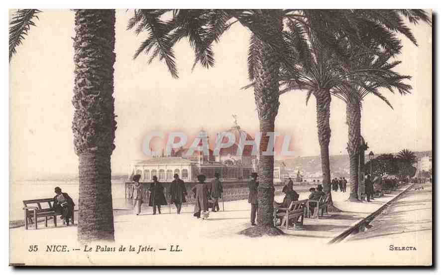 CPA Nice Le Palais de la Jetee 