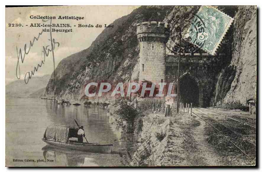 CPA Aix les Bain Bords du Lac du Bourget
