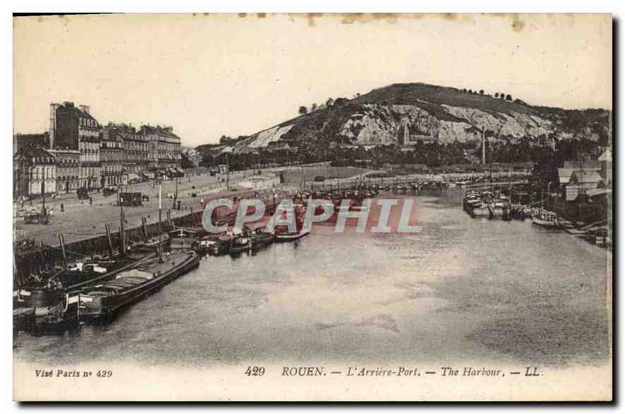 CPA Rouen l'Arriere Port 