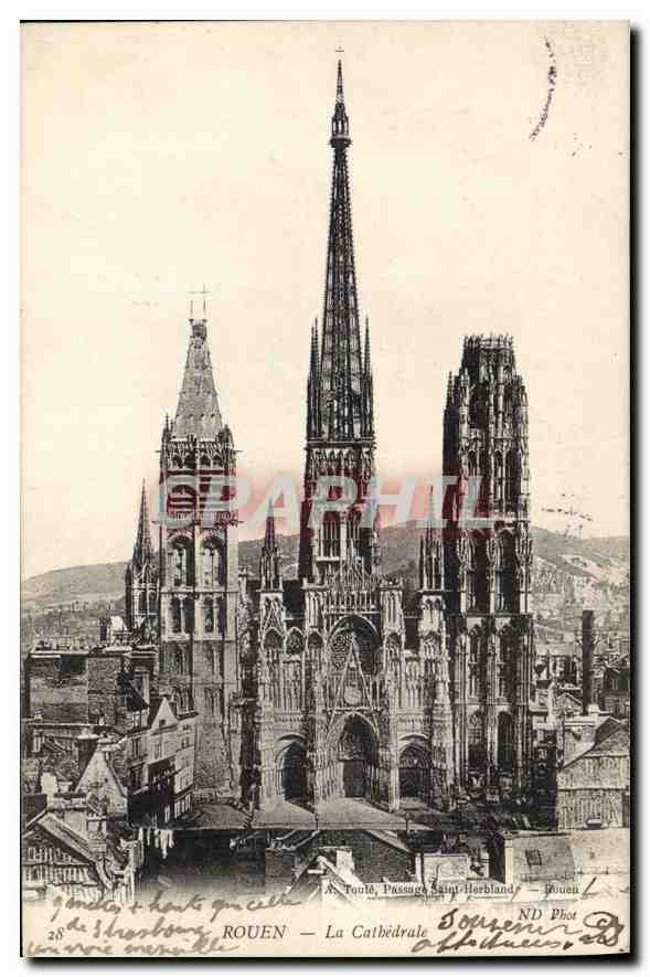 CPA Rouen La Cathedrale 