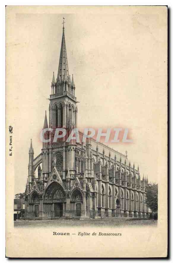 CPA Rouen Eglise de Bonsecours 