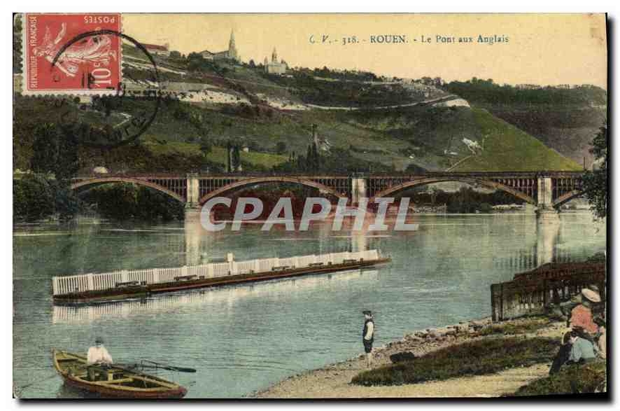 CPA Rouen Le Pont aux Anglais 