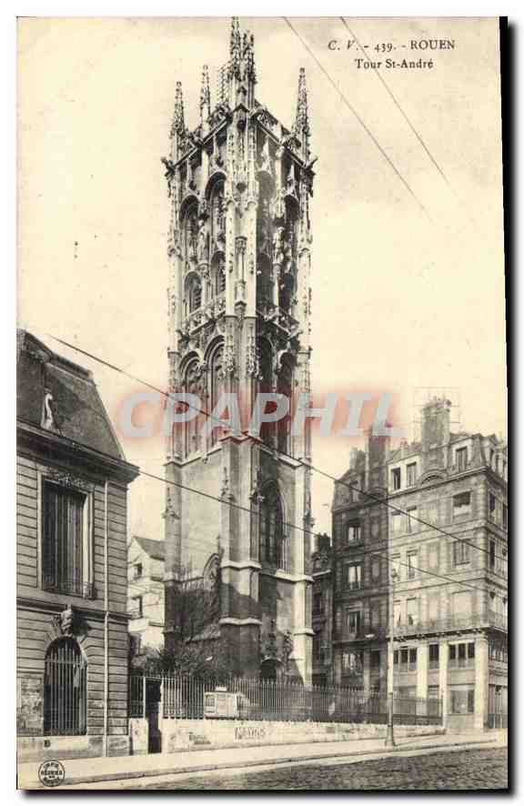 CPA Rouen Tour St Andre 