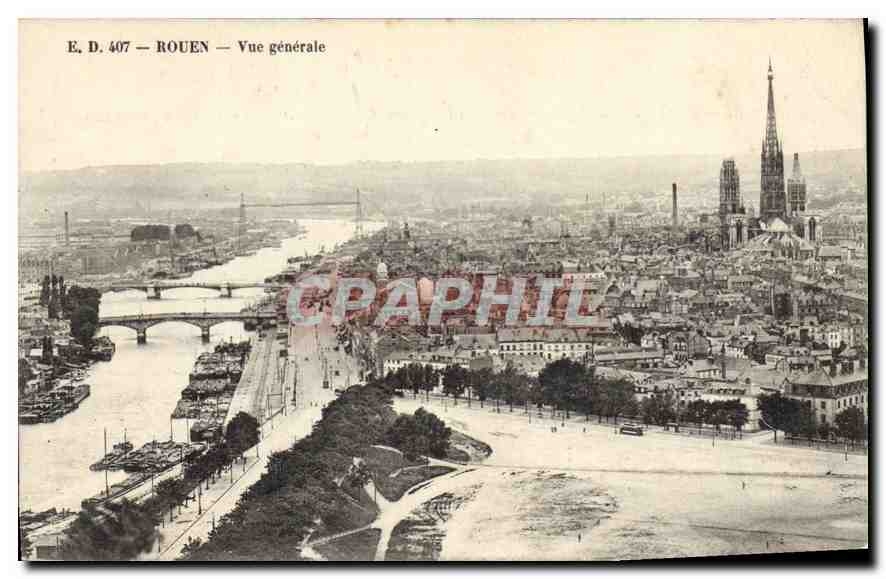 CPA Rouen Vue generale 