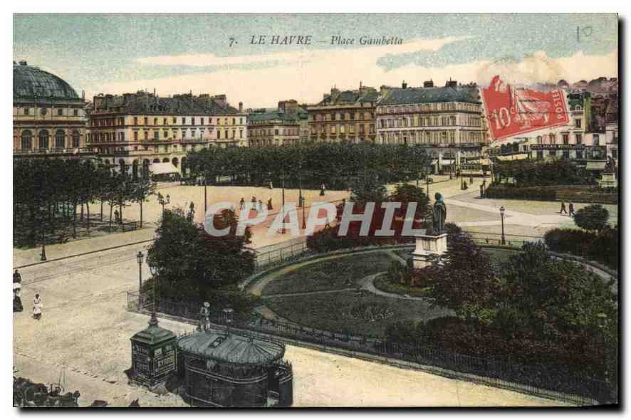 CPA Le Havre Place Gambetta 