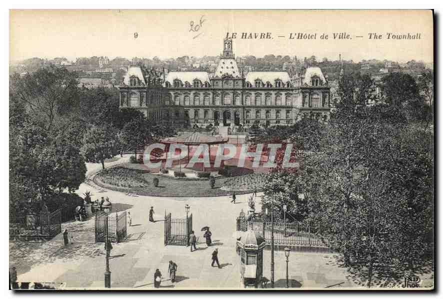 CPA Le Havre l'hotel de Ville 