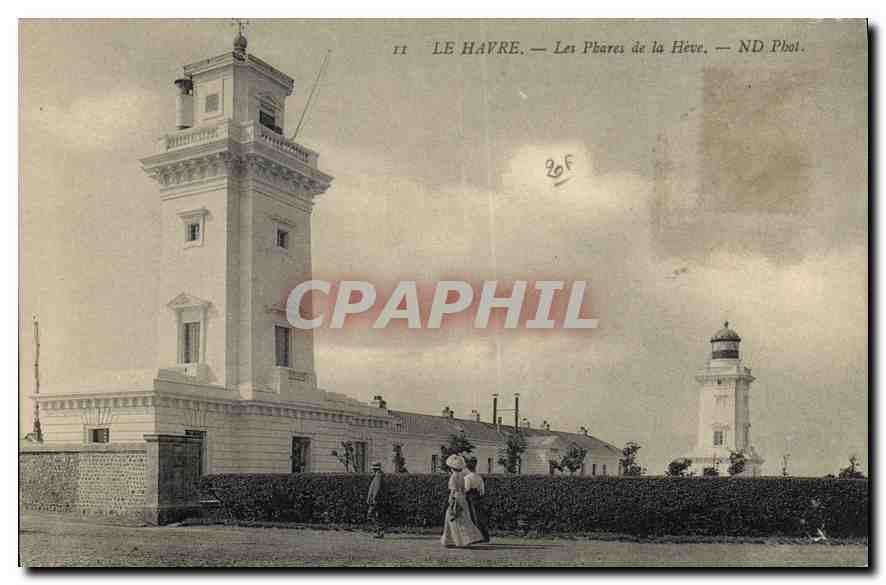 CPA Le Havre les Phares de la Heve 