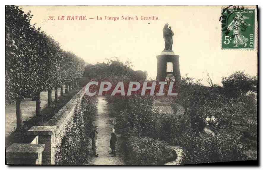 CPA Le Havre la Vierge Noire a Graville 
