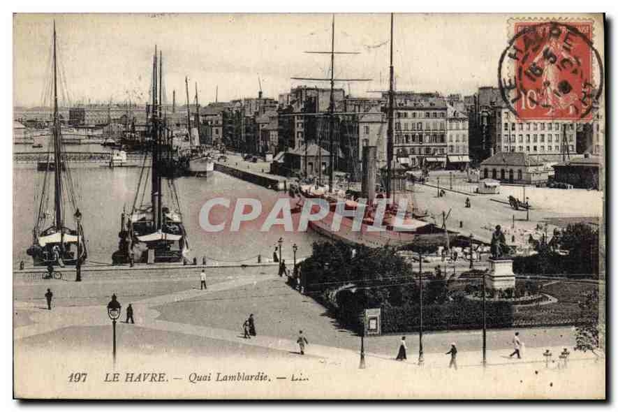 CPA Le Havre Quai Lamblardie 