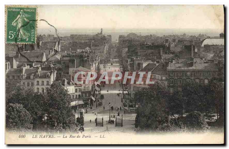CPA Le Havre la Rue de Paris 