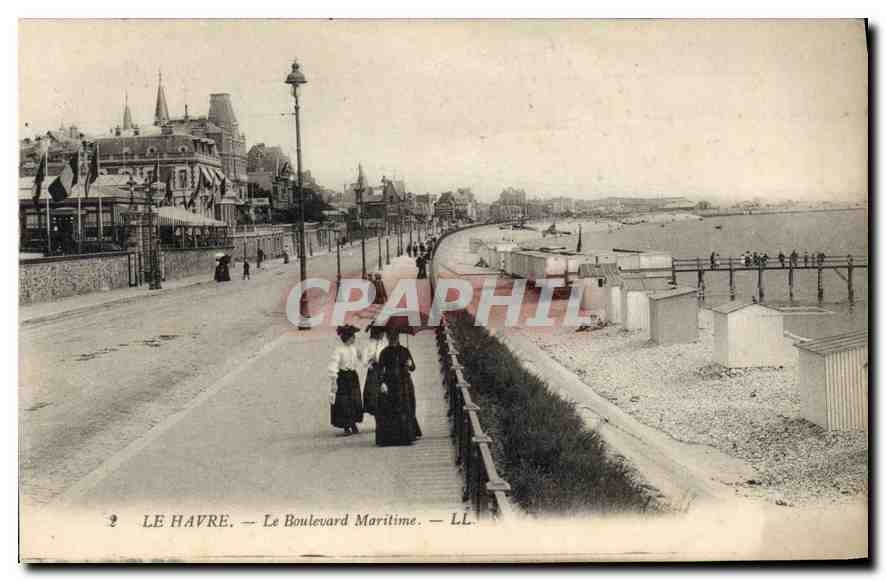 CPA Le Havre Boulevard Maritime 