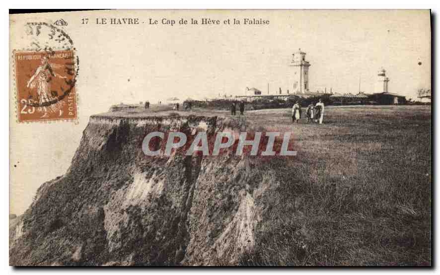 CPA Le Havre le Cap de la Heve et la Falaise 
