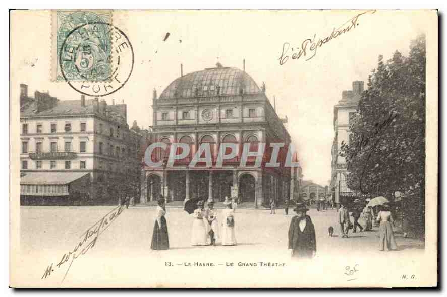 CPA Le Havre le Grand Theatre 