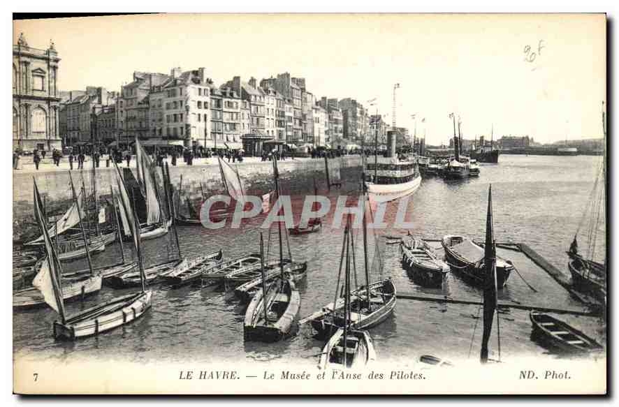 CPA Le Havre le Musee et l'Anse des Pilotes 