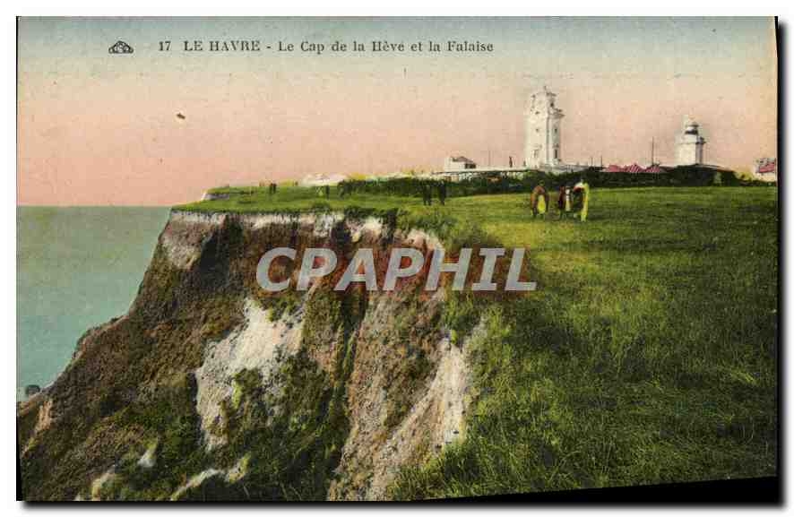 CPA Le Havre le Cap de la Heve et la Falaise 