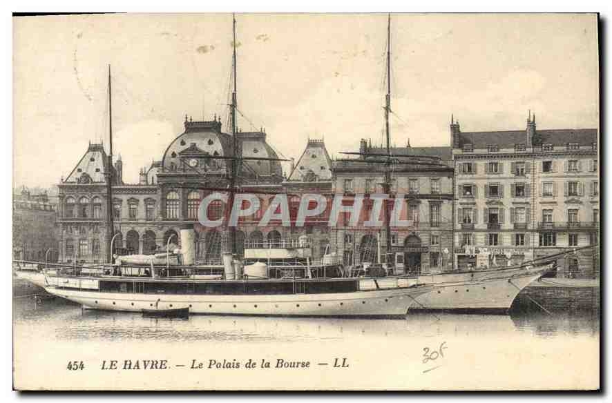CPA Le Havre le palais de la Bourse 