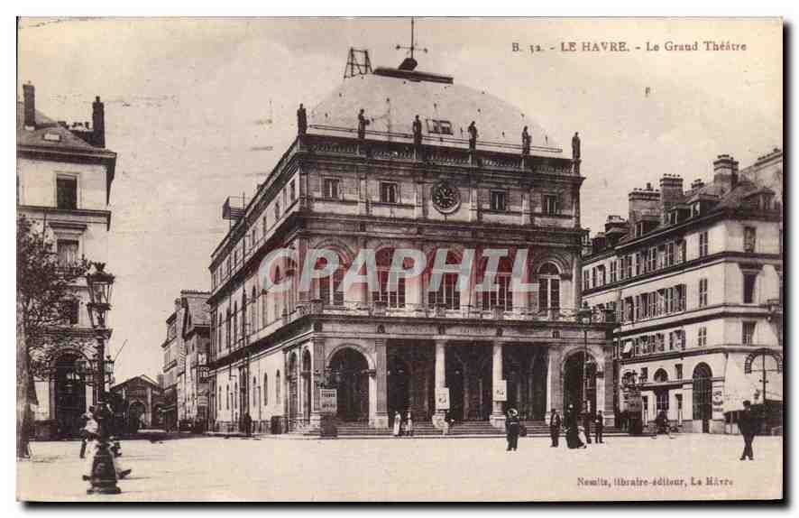 CPA Le Havre le Grand Theatre 