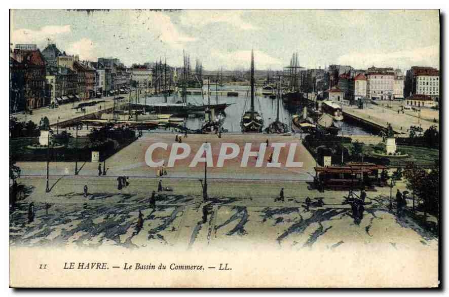 CPA Le Havre le Bassin du Commerce 