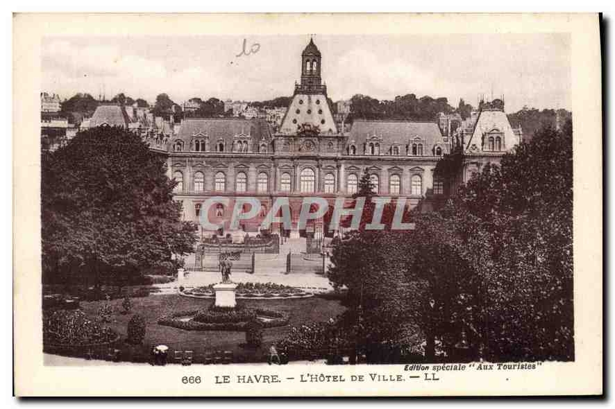 CPA Le Havre l'hotel de Ville 