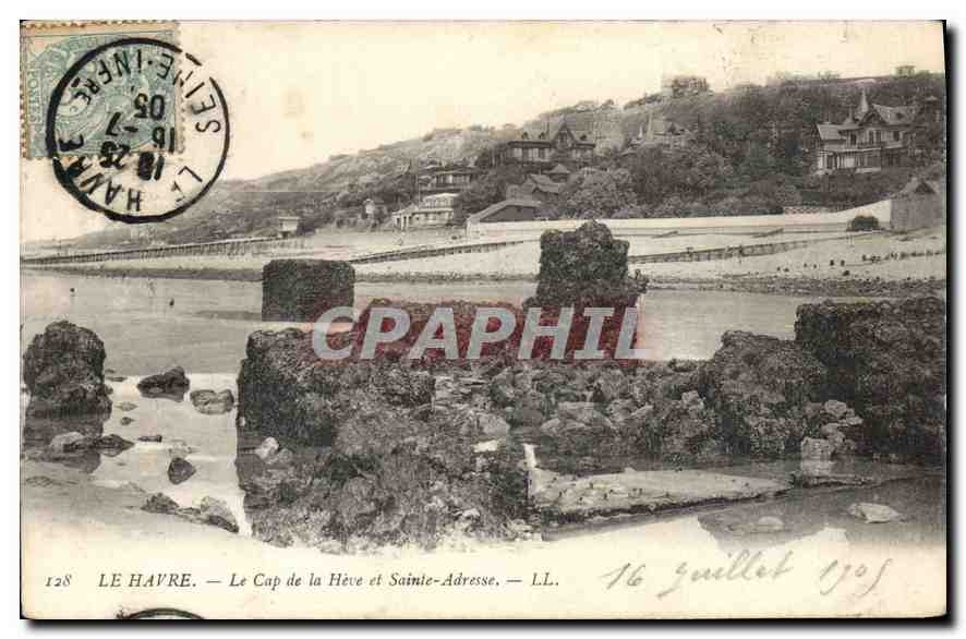 CPA Le Havre le Cap de la Heve et Sainte Adresse 
