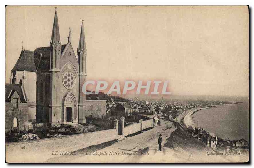 CPA Le Havre la chapelle Notre Dame des Flots 