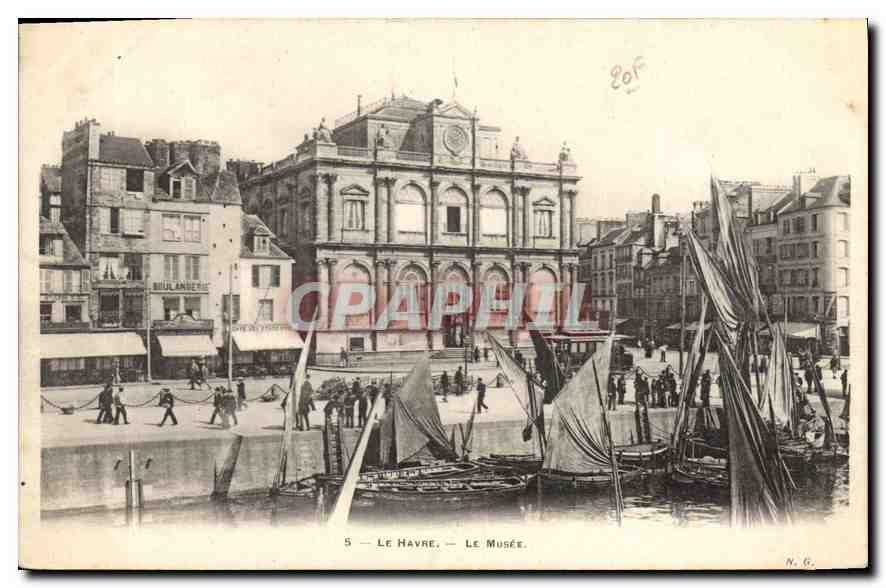 CPA Le Havre le Musee Bateaux