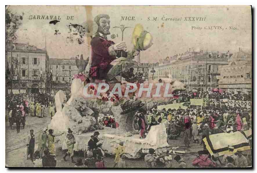 CPA Carnaval de Nice XXXVIII Ours Blancs