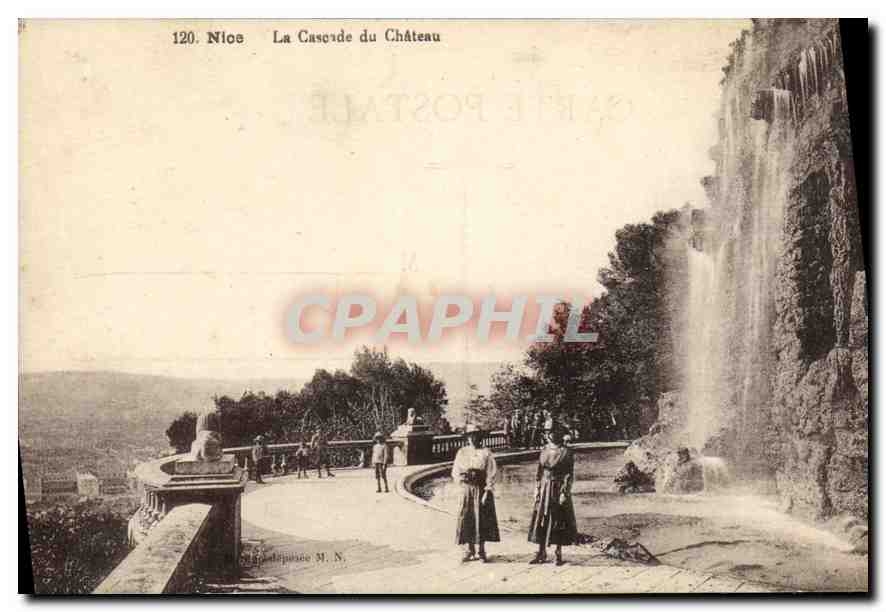 CPA Nice la Cascade du chateau 