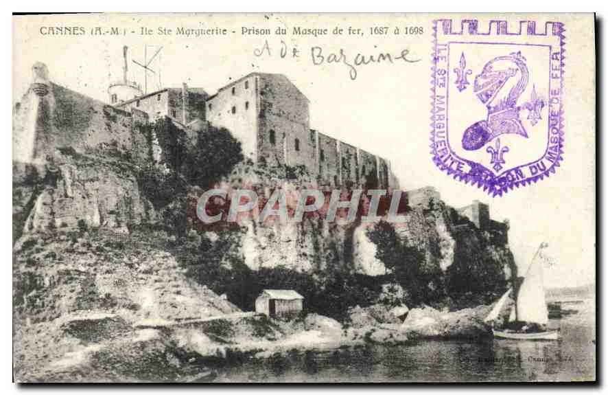 CPA Cannes A M Ile Ste Marguerite Prison du Masque de fer