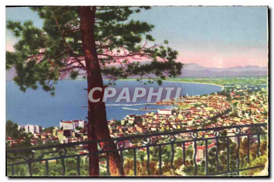 CPA Cannes A M vue prise Super Cannes 